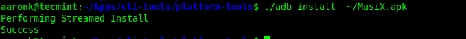 Install Android App Using adb Command