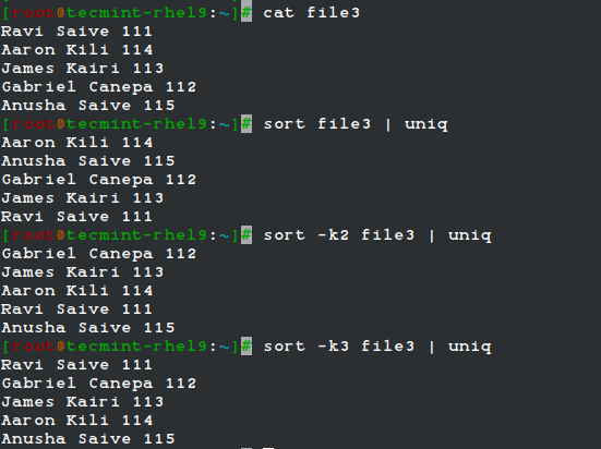 Remove Duplicate Lines in Linux