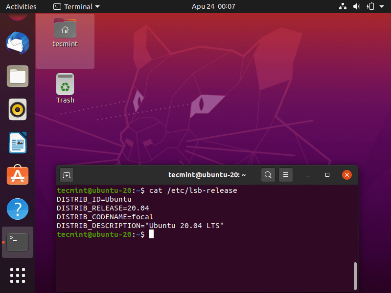 Ubuntu 20.04 Desktop